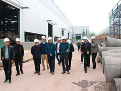 Leaders from the Department of Economic and Information Technology of Sichuan Province visited our company‘s newly constructed production base to conduct on-site visits and research